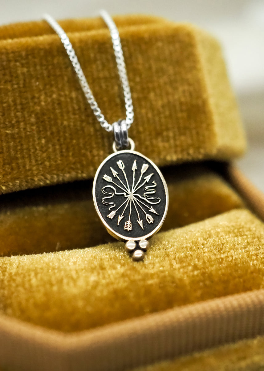 Mantra Archer Necklace 18