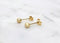 14k Gold - Tribus Ball Stud Earrings - Earring - LanaBetty