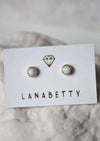 14k Gold - Vega Opal Earrings - Earring - LanaBetty