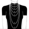 Asteroid Choker Necklace - 16" - Necklace - LanaBetty