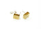 Thick Rectangle Stud Earrings - Earring - LanaBetty