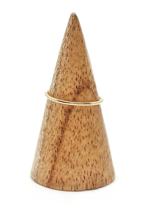 14k Gold - Smooth Stacking Ring