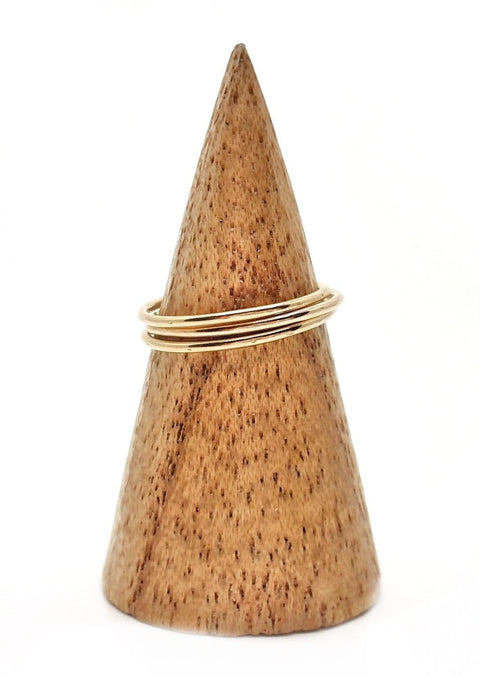 14k Gold - Smooth Stacking Ring
