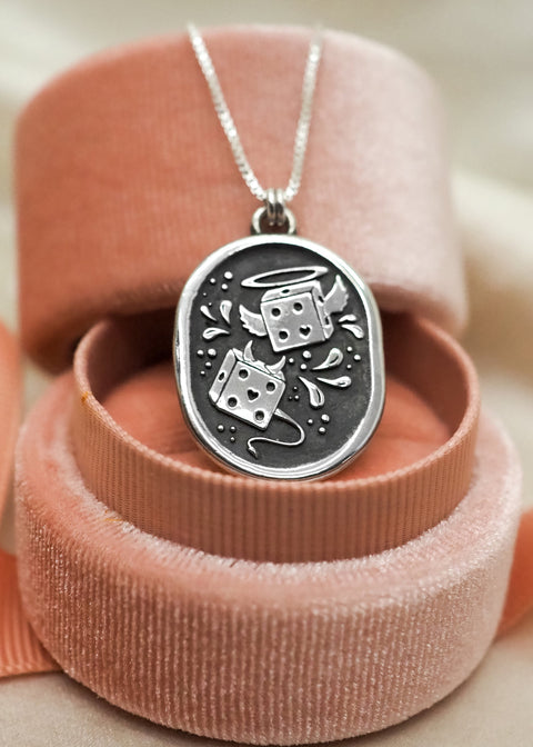 Mantra | Roll the Dice Necklace - 20"