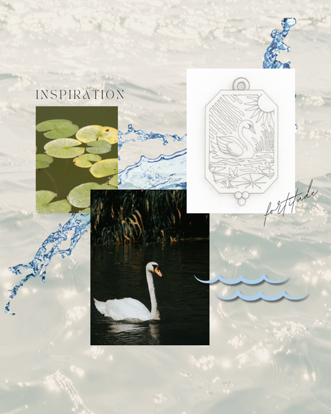 Mantra | Fortitude (Swan) Necklace - 20"