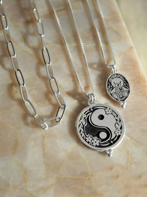 Mantra | Perfect As You Are (Yin Yang) Necklace - 18"