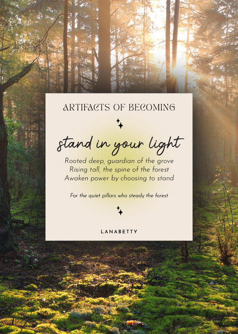 Mantra | Stand in your Light (Pine Tree) Necklace - 20"