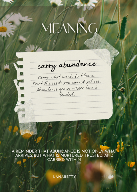 Mantra | Carry Abundance Necklace