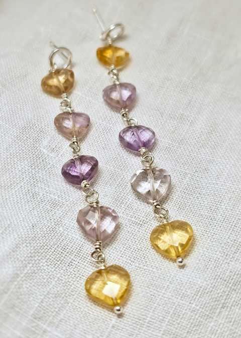 Heartline Drops - Ametrine