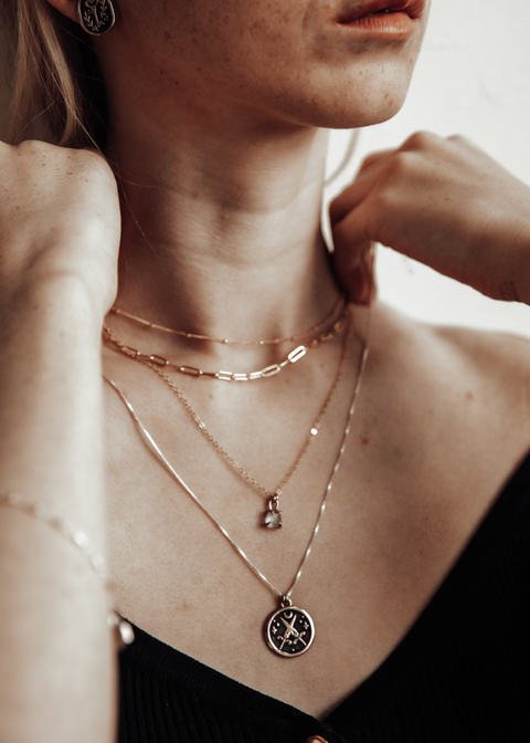Mantra | Keep Showing Up Necklace - 18"