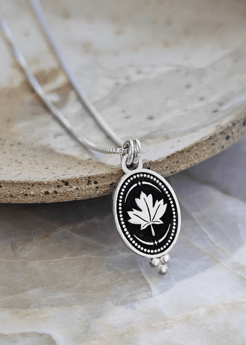 Maple Leaf Necklace - 18"