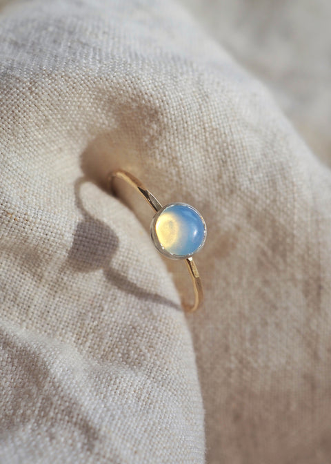 Ursa Minor - Smooth 6mm Gemstone Ring