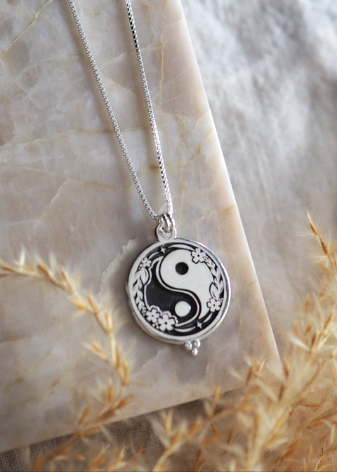 Mantra | Perfect As You Are (Yin Yang) Necklace - 18"