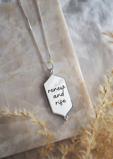 Mantra | Renew and Rise (Snake) Necklace - 24"