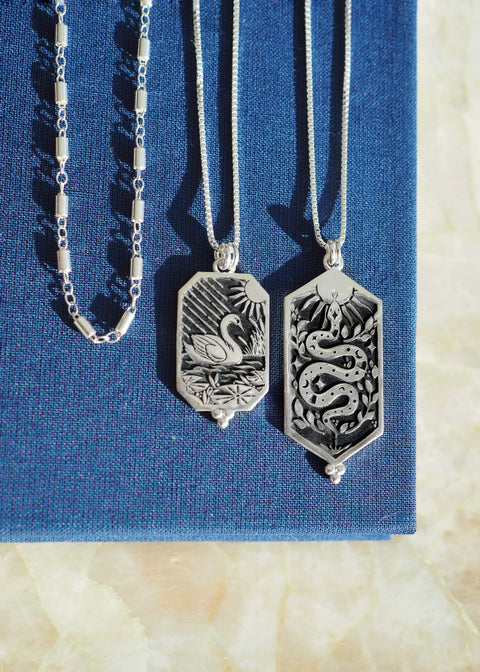 Mantra | Fortitude (Swan) Necklace - 20"