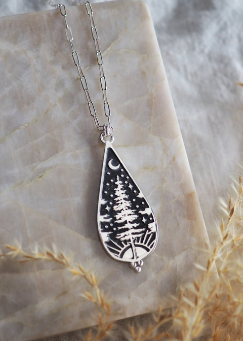 Mantra | Stand in your Light (Pine Tree) Necklace - 20"