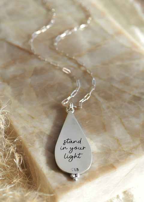 Mantra | Stand in your Light (Pine Tree) Necklace - 20"