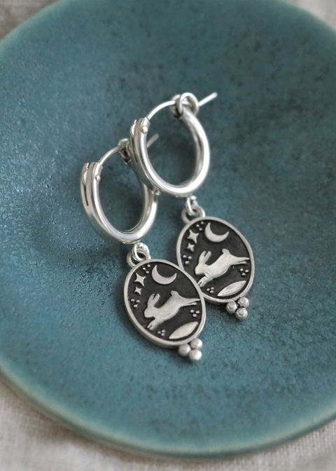 Respect Hoop Earrings (13mm) - Silver