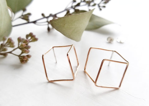 Cubist Stud Earrings