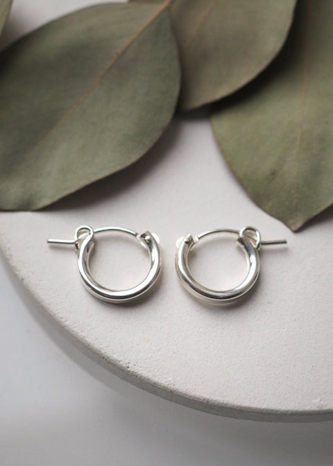 Gravity Hoop Earrings (12mm - Small)
