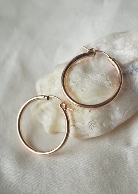 Gravity Hoop Earrings (27mm - Large)
