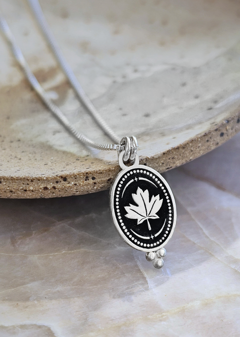Maple Leaf Necklace - 18"