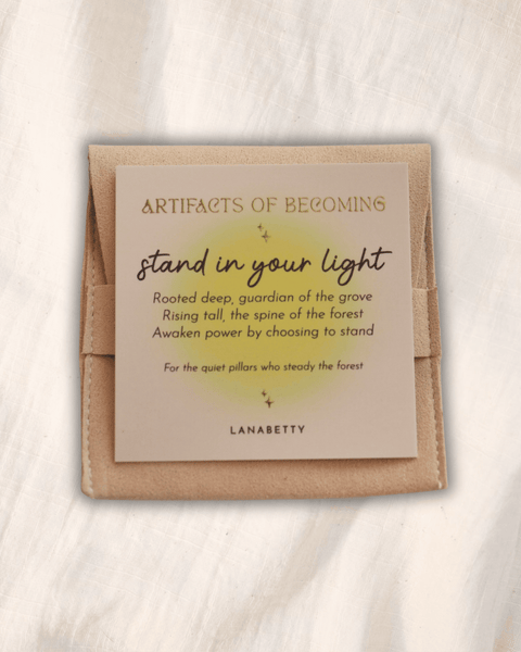 Mantra | Stand in your Light (Pine Tree) Necklace - 20"