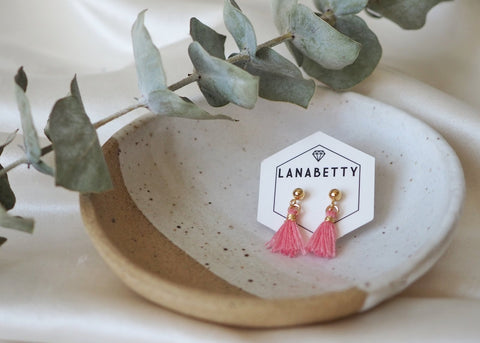 Utopia Tassel Stud Earrings