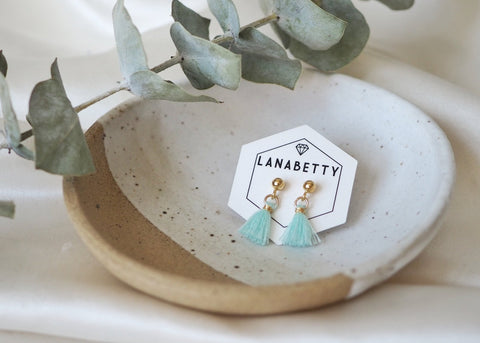 Utopia Tassel Stud Earrings