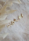 14k Gold - Smiley Face Stud Earrings - Earring - LanaBetty