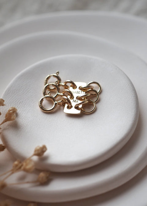 14k Gold - Three Necklace Spacer Separator Detangler - Extras - LanaBetty