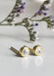14k Gold - Tiny Shooting Star Stud Earrings - Earring - LanaBetty
