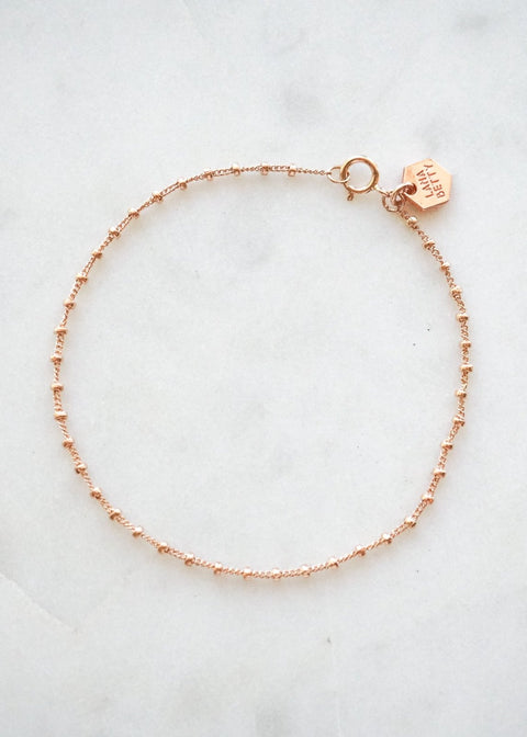 Asteroid Chain Bracelet - Rose Gold Filled - Bracelet - LanaBetty