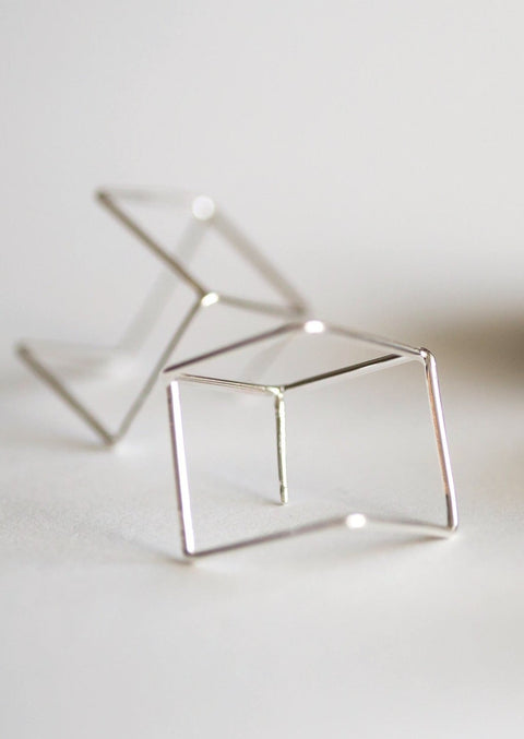 Cubist Stud Earrings - Earring - LanaBetty