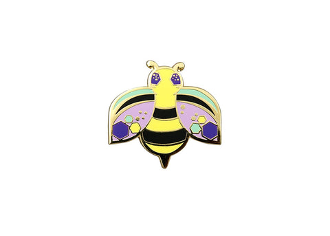 Darling Bumble Bee Lapel Pin - lapel pins - LanaBetty