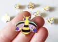 Darling Bumble Bee Lapel Pin - lapel pins - LanaBetty