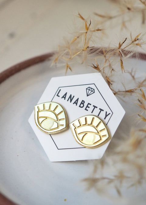 Eye Stud Earrings - Earring - LanaBetty