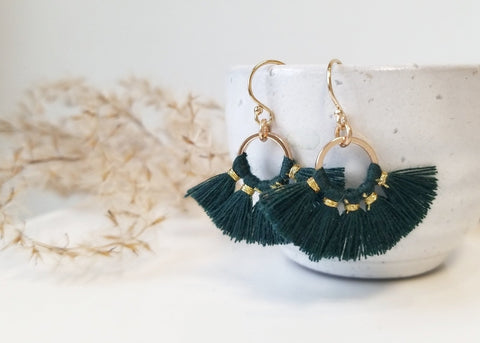 Halcyon Tassel Earrings - Earring - LanaBetty