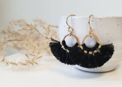 Halcyon Tassel Earrings - Earring - LanaBetty