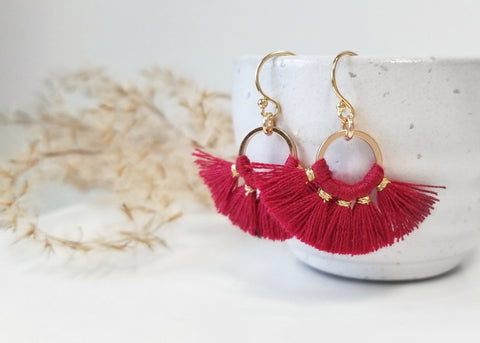 Halcyon Tassel Earrings - Earring - LanaBetty