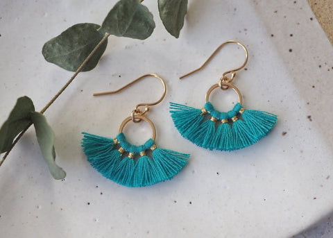 Halcyon Tassel Earrings - Earring - LanaBetty