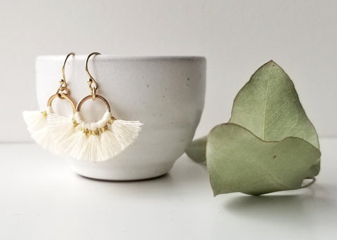 Halcyon Tassel Earrings - Earring - LanaBetty