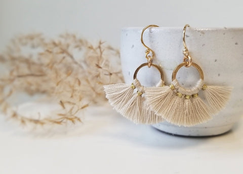 Halcyon Tassel Earrings - Earring - LanaBetty