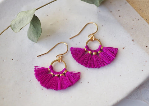 Halcyon Tassel Earrings - Earring - LanaBetty