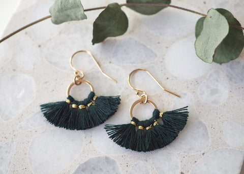 Halcyon Tassel Earrings - Earring - LanaBetty