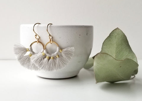 Halcyon Tassel Earrings - Earring - LanaBetty