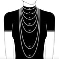 Heavy Paperclip Layering Necklace - 16" Choker - Necklace - LanaBetty