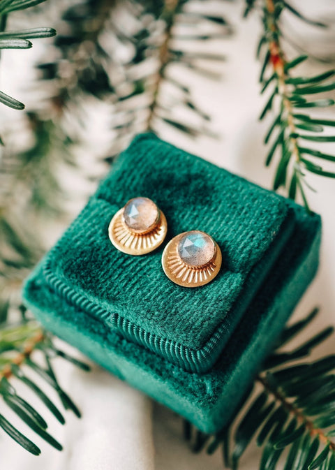 Horizon Stud Earrings - Gold Filled - Earring - LanaBetty