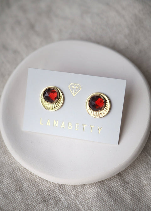 Horizon Stud Earrings - Gold Filled - Earring - LanaBetty