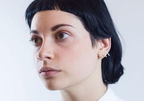 Hyperbola Stud Earrings - Earring - LanaBetty